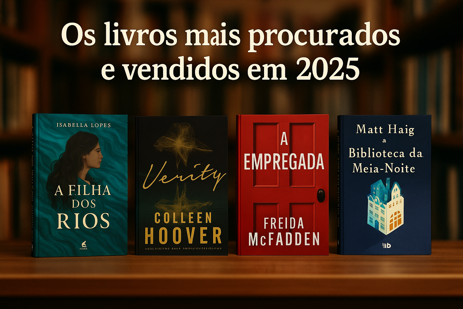 📚 Os Livros Mais Procurados e Vendidos em 2025: Títulos que Conquistaram Leitores de Todos os Gêneros